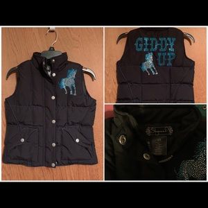 Girls Western Vest